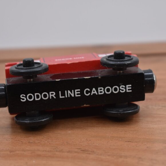 Red Sodor Line Caboose Thomas & Friends Wooden Railway Tank Engine Train Magneti - Picture 7 of 7